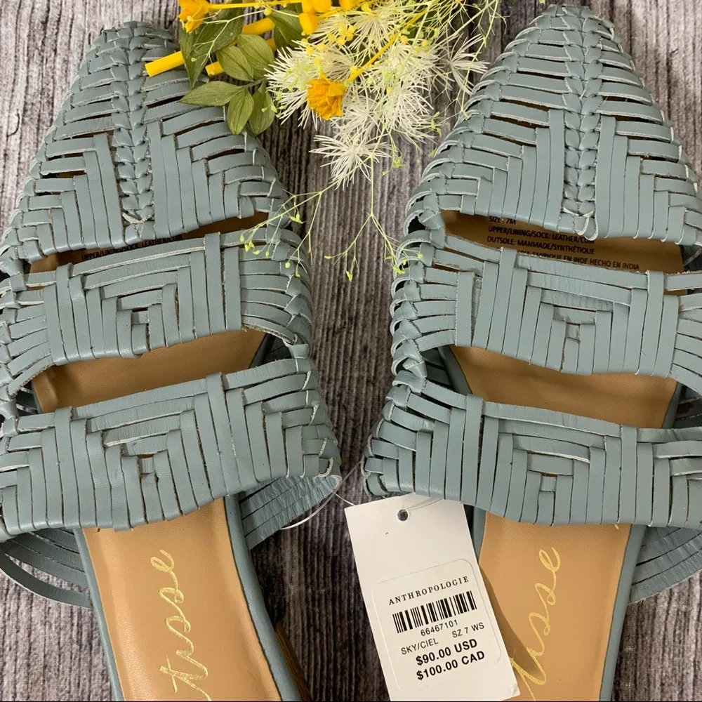 NWT Anthropologie Matisse East End Woven Slides - Picture 9 of 9